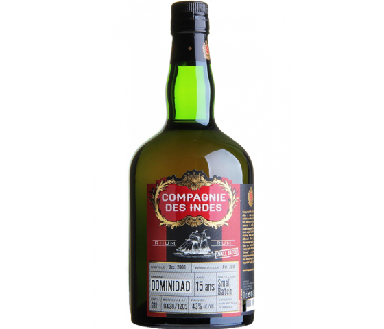 Compagnie des Indes Dominidad 15 Years Old Small batch - Blend